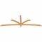 Ekena Millwork Davenport Timber Gable Bracket, Western Red Cedar, 108"W x 40"H x 1 1/2"D x 3 1/2"F, 9/12 Pitch GBW108X40X0204DAV00SWR - alternate 4